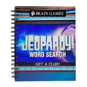 Word Search - Jeopardy! Word Search Puzzle Book - Brain Games - Spiral Bound